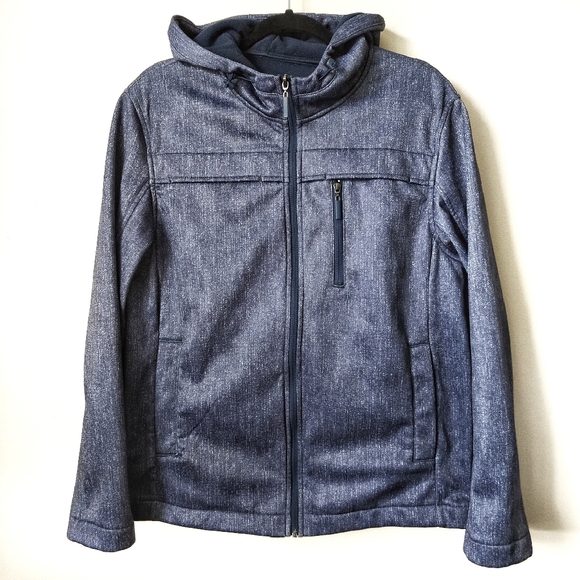 Footlocker Other - Footlocker Metallic Zip Up Hood Sweatshirt M